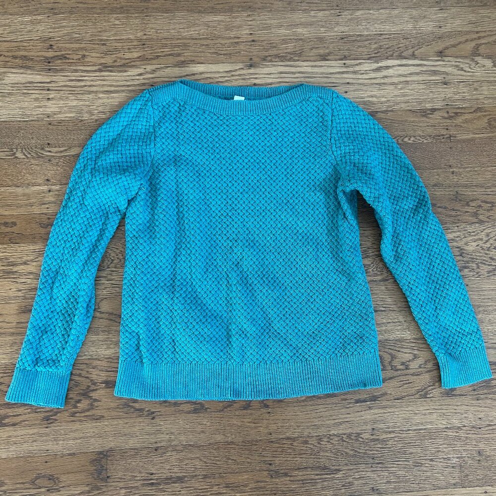 LL Bean Women's Sunwashed Waffle Sweater